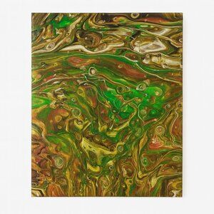 Handmade Abstract Acrylic Pour Painting